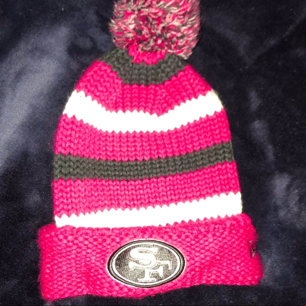 New Era Pink Forty Niner beanie